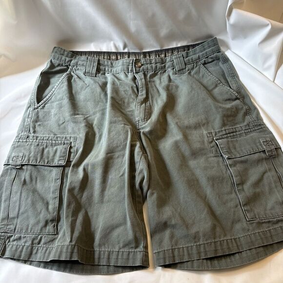 Boy Scouts Of America Shorts Mens 36 Green‎ Action Fit Uniform - Picture 1 of 11